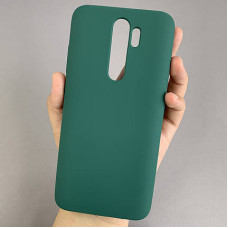 Чехол-силикон оригинал Soft Matte Xiaomi Redmi Note 8 Pro, Green