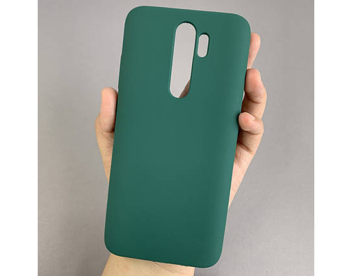 Чехол-силикон оригинал Soft Matte Xiaomi Redmi Note 8 Pro, Green