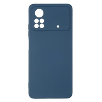 Чехол-силикон оригинал Soft Matte Xiaomi Poco X4 Pro 5G, Navy blue