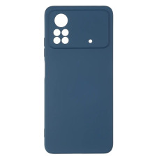 Чехол-силикон оригинал Soft Matte Xiaomi Poco X4 Pro 5G, Navy blue