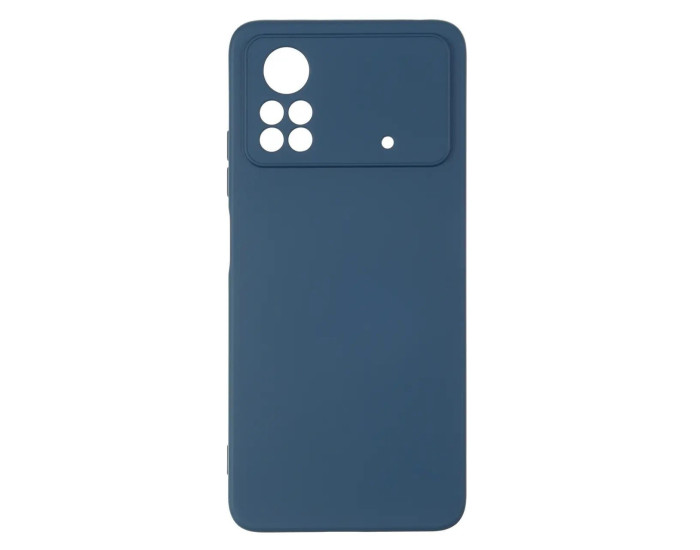 Чехол-силикон оригинал Soft Matte Xiaomi Poco X4 Pro 5G, Navy blue