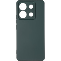 Чохол-силікон оригінал Full Soft Matte Xiaomi Redmi Note 13 Pro 5G /Poco X6 5G, Dark green