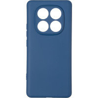 Чехол-силикон оригинал Full Soft Matte Xiaomi Redmi Note 14 Pro 5G /Poco X7, Dark blue