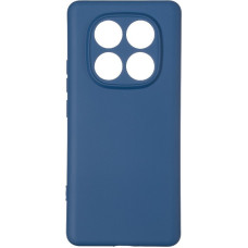 Чехол-силикон оригинал Full Soft Matte Xiaomi Redmi Note 14 Pro 5G /Poco X7, Dark blue
