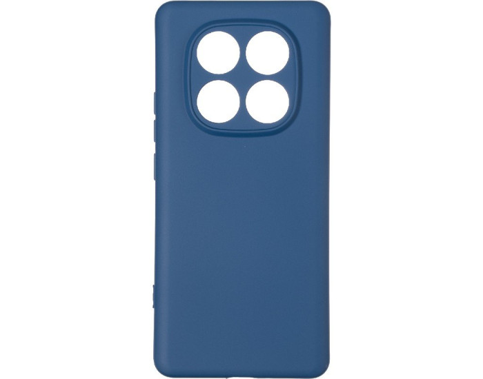 Чехол-силикон оригинал Full Soft Matte Xiaomi Redmi Note 14 Pro 5G /Poco X7, Dark blue