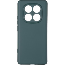 Чехол-силикон оригинал Full Soft Matte Xiaomi Redmi Note 14 Pro 5G /Poco X7, Dark green