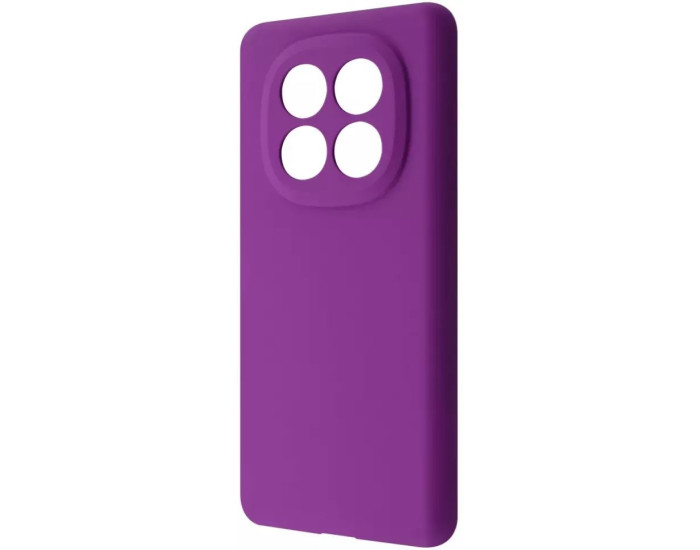 Чехол-силикон оригинал Full Soft Matte Xiaomi Redmi Note 14 Pro 5G /Poco X7, Grape