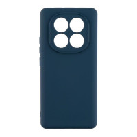 Чехол-силикон оригинал Full Soft Matte Xiaomi Redmi Note 14 Pro 5G /Poco X7, Navy blue