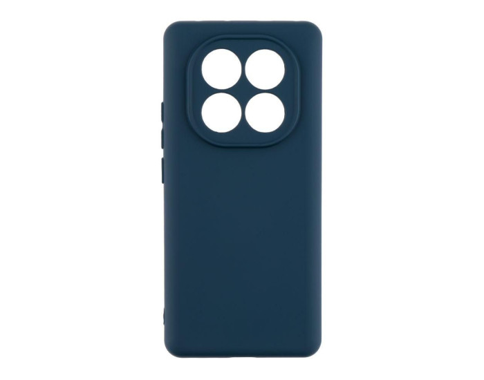 Чехол-силикон оригинал Full Soft Matte Xiaomi Redmi Note 14 Pro 5G /Poco X7, Navy blue