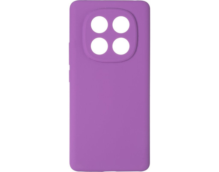 Чехол-силикон оригинал 99% Soft Matte Xiaomi Redmi Note 14 Pro 4G, Lilac