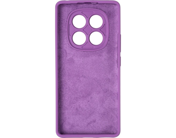 Чехол-силикон оригинал 99% Soft Matte Xiaomi Redmi Note 14 Pro 4G, Lilac