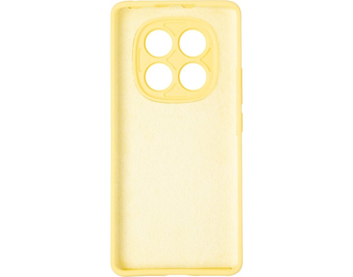 Чехол-силикон оригинал 99% Soft Matte Xiaomi Redmi Note 14 Pro 4G, Yellow
