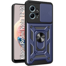 Чохол-силікон Armor Ring Xiaomi Redmi Note 12 4G + шторка, Blue