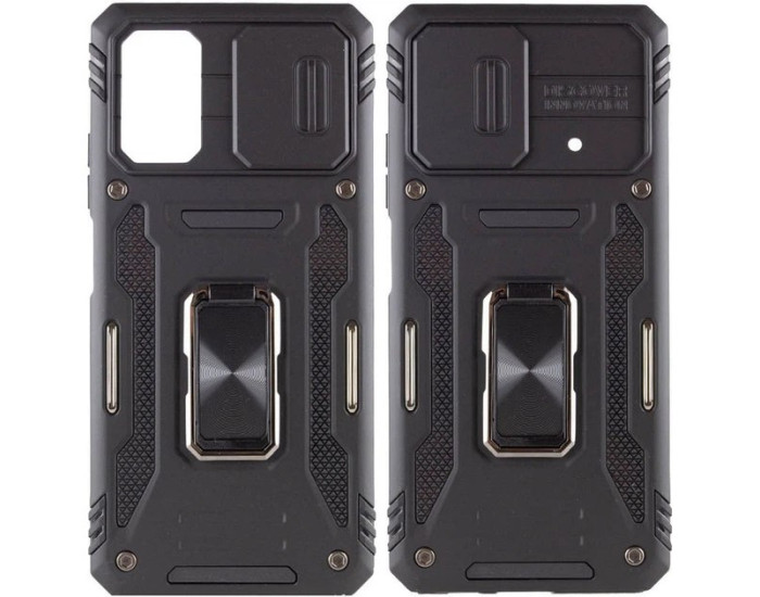 Чехол-Ударопрочный Camshield Army Ring Xaiomi Redmi Note 12 Pro 5G /Poco X5 Pro 5G, черный