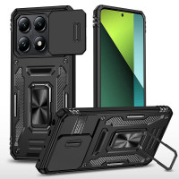 Чехол-Ударопрочный Camshield Army Ring Xiaomi 14T Pro, черный
