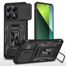 Чехол-Ударопрочный Camshield Army Ring Xiaomi 14T Pro, черный