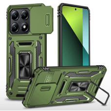 Чехол-Ударопрочный Camshield Army Ring Xiaomi 14T Pro, оливковый