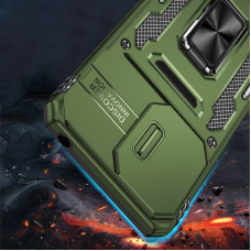 Чехол-Ударопрочный Camshield Army Ring Xiaomi 14T Pro, оливковый
