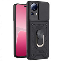 Чехол-Ударопрочный Camshield Serge Ring Xiaomi 13 Lite, черный