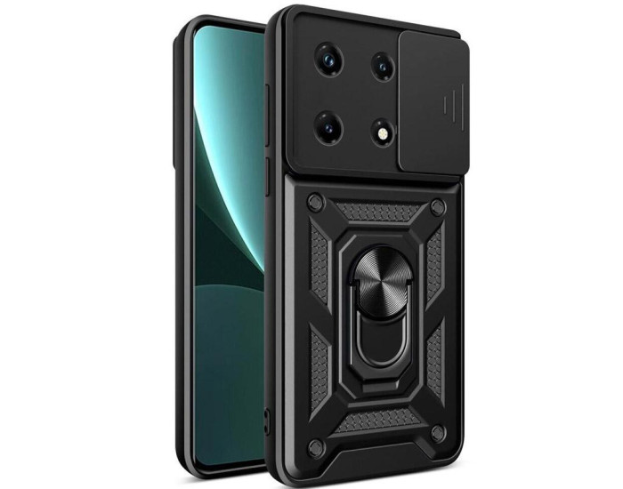 Чохол-Ударостійкий Camshield Serge Ring Xiaomi 13, чорний