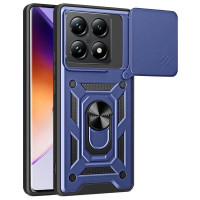 Чехол-Ударопрочный Camshield Serge Ring Xiaomi 14T Pro, синий