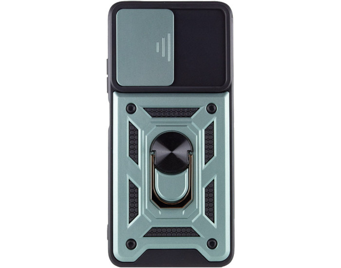 Чохол-Ударостійкий Camshield Serge Ring Xiaomi Note 12 4G, Зелений