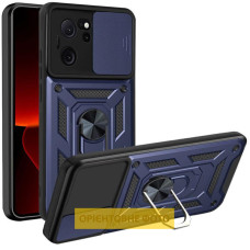 Чохол-Ударостійкий Camshield Serge Ring Xiaomi Poco X5 5G /Note 12 5G, синій