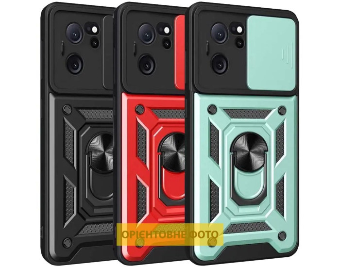 Чехол-Ударопрочный Camshield Serge Ring Xiaomi Poco X4 Pro 5G, черный