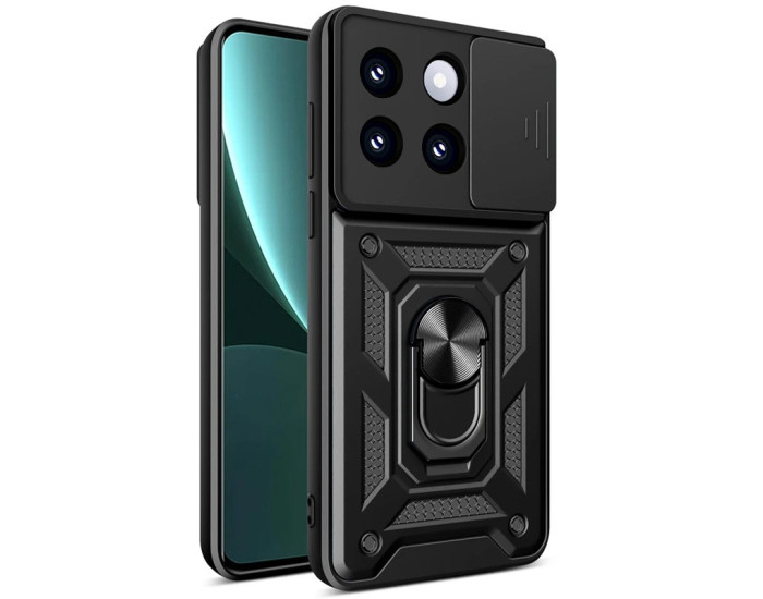Чехол-Ударопрочный Camshield Serge Ring Xiaomi Poco X6 Pro, черный