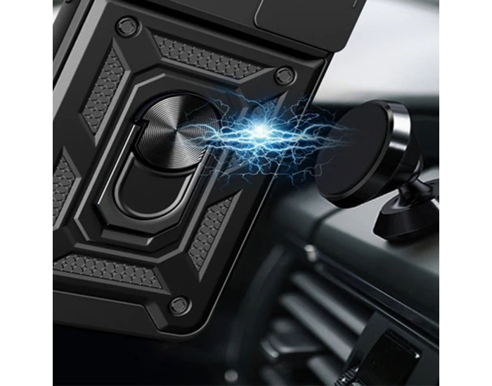 Чехол-Ударопрочный Camshield Serge Ring Xiaomi Poco X6 Pro, черный