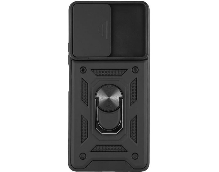 Чохол-Ударостійкий Camshield Serge Ring Xiaomi Redmi 10 Pro /10 Pro Max, чорний