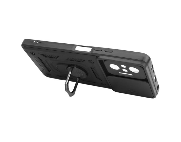 Чохол-Ударостійкий Camshield Serge Ring Xiaomi Redmi 10 Pro /10 Pro Max, чорний
