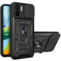 Чохол-Ударостійкий Camshield Serge Ring Xiaomi Redmi A1 /A2 , чорний
