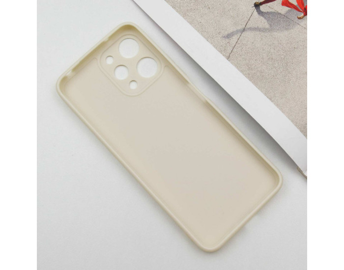 Чехол-силикон Candy Full Camera Xiaomi Redmi 12 (Бежевый / Antigue White)