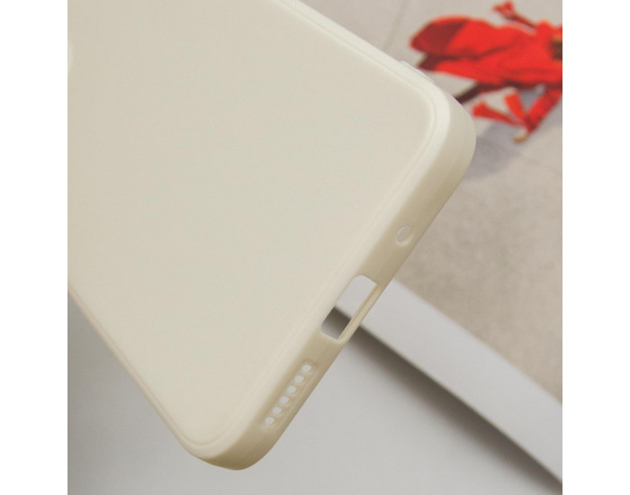 Чехол-силикон Candy Full Camera Xiaomi Redmi 12 (Бежевый / Antigue White)