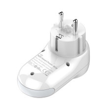 Умная розетка Ldnio SEW1058 Wi-Fi/ Alexa/ Google Home с LED ночником, белый