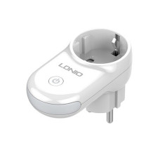 Умная розетка Ldnio SEW1058 Wi-Fi/ Alexa/ Google Home с LED ночником, белый