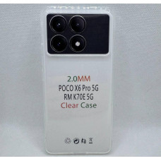 Чехол-силикон Clear Case 2.0 mm Xiaomi Poco X6 Pro 5G, прозрачный