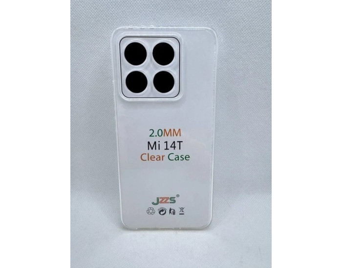 Чехол-силикон Clear Case 2.0 mm Xiaomi 14T, прозрачный