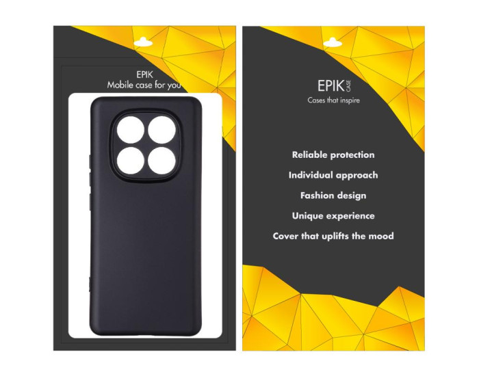 Чехол-силикон Epic Black Full Camera Xiaomi Redmi Note 15 Pro 4G, черный