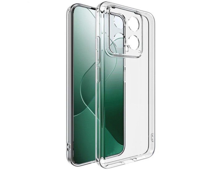 Чехол-силикон Epic Transparent 1,5mm Full Camera Xiaomi 14 Pro, прозрачный