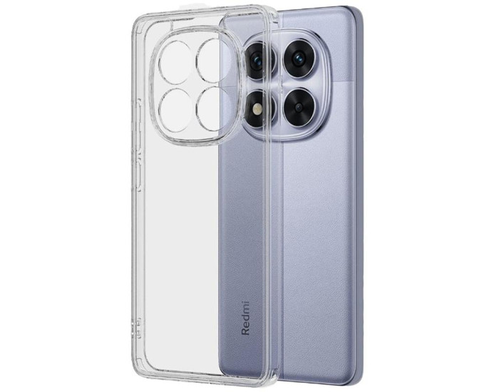 Чехол-силикон Epic Transparent 1,5mm Full Camera Xiaomi Redmi Note 15 Pro 4G, прозрачный