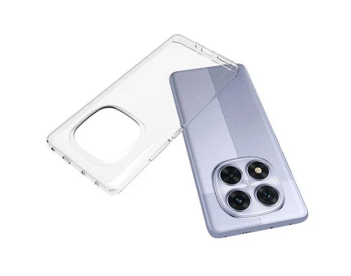 Чехол-силикон Epic Transparent 1.5mm Xiaomi Redmi Note 14 Pro, прозрачный