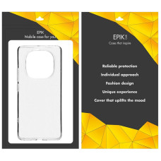 Чехол-силикон Epic Transparent 1.5mm Xiaomi Redmi Note 14 Pro, прозрачный