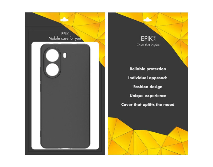 Чехол-силикон Epik Full Camera Xiaomi Poco X7 Pro, черный