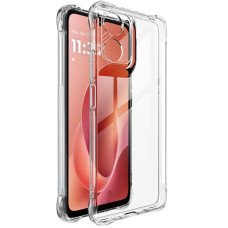 Чехол-силикон Getman Ease logo усиленные углы Motorola G06, прозрачный
