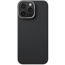 Чехол-силикон Carbon Protection Slim (MagSafe) iPhone 16 Pro, черный