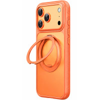 Чехол-силикон Ummi Stylish with MagSafe Ring iPhone 17 Pro Max /18 Pro Max, оранжевый