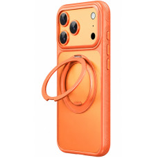 Чехол-силикон Ummi Stylish with MagSafe Ring iPhone 17 Pro Max /18 Pro Max, оранжевый