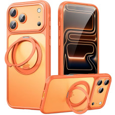 Чехол-силикон Ummi Stylish with MagSafe Ring iPhone 17 Pro Max /18 Pro Max, оранжевый